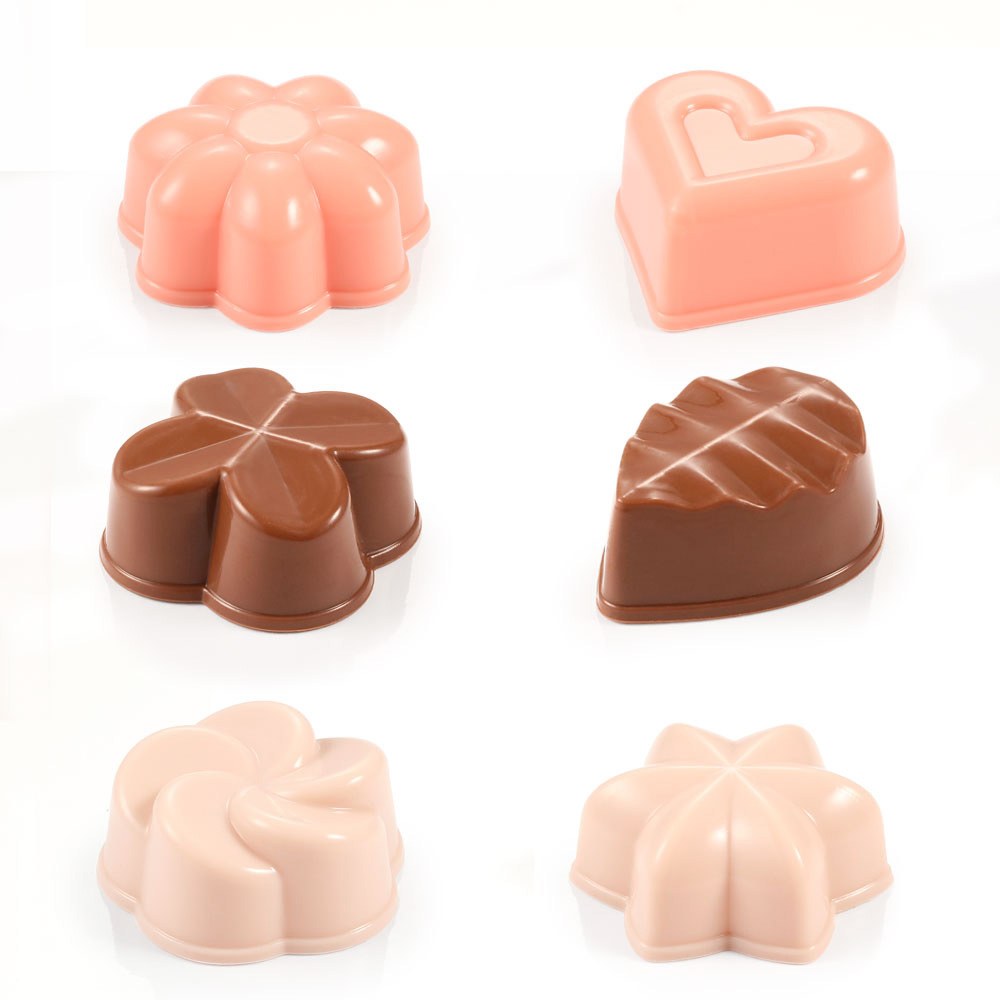Forma de silicone para bombons, delÃ­cia, 6 peÃ§as._0