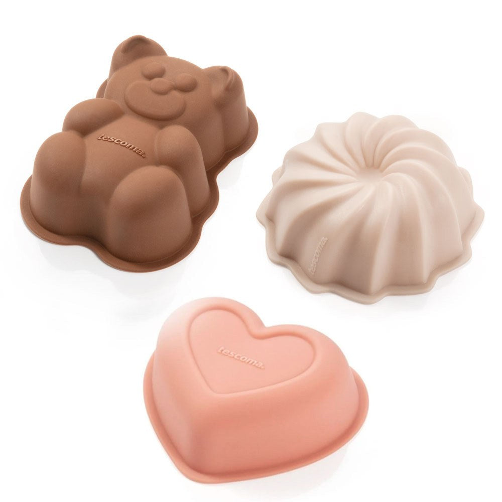 Forma de silicone para mini bolos, delÃ­cia, 6 peÃ§as_0