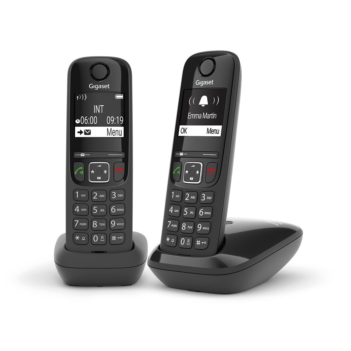 Teléfono Inalámbrico Gigaset AS690/ Pack DUO/ Negro_1