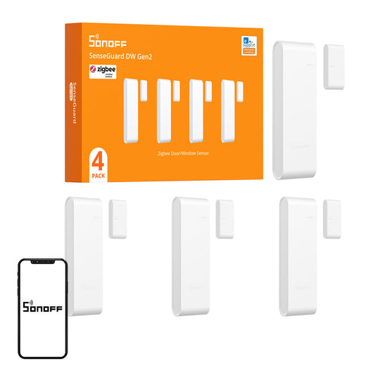 SONOFF SNZB-04PR2 Window and Door Sensor, 4-Pack_0