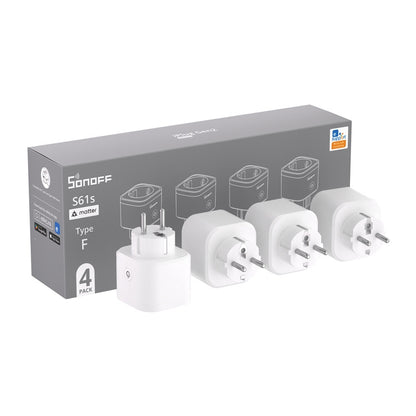 SONOFF S61s Matter External Plug via Wi-Fi, 4-Pack_6