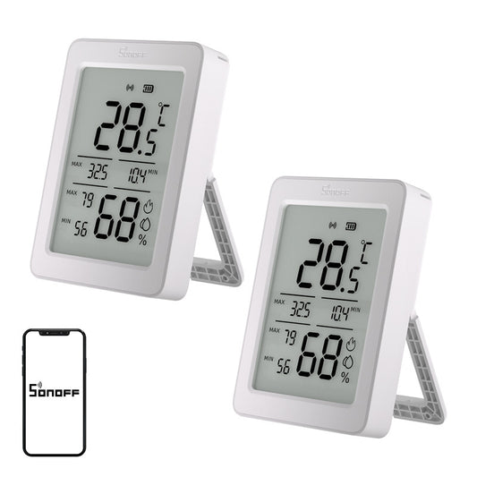 SONOFF ZigBee SNZB-02DR2 Temperature and Humidity Sensor, 2-Pack_0