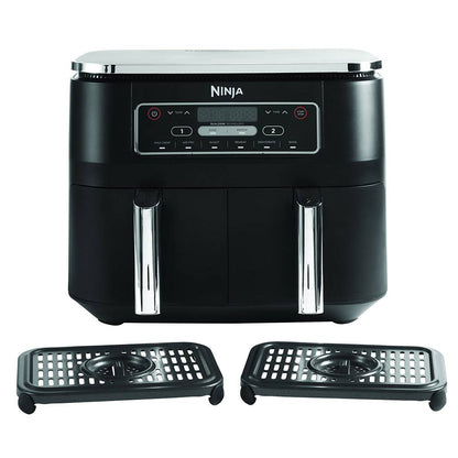 Fritadeira Air Fryer (Sem Óleo) Ninja AF300EU Dual Basket 6 em 1 7.6L 2400W Preta
