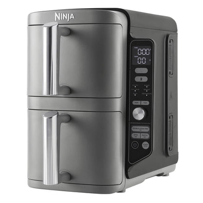 Fritadeira Air Fryer (Sem Óleo) Ninja SL400EU Double Stack XL 9.5L 2470W Cinzenta