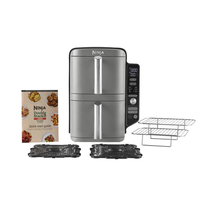 Fritadeira Air Fryer (Sem Óleo) Ninja SL400EU Double Stack XL 9.5L 2470W Cinzenta