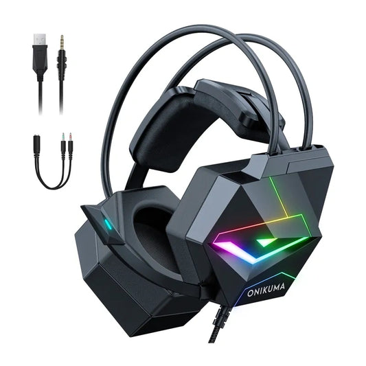 ONIKUMA X20 Gaming Headphones (Black)_0