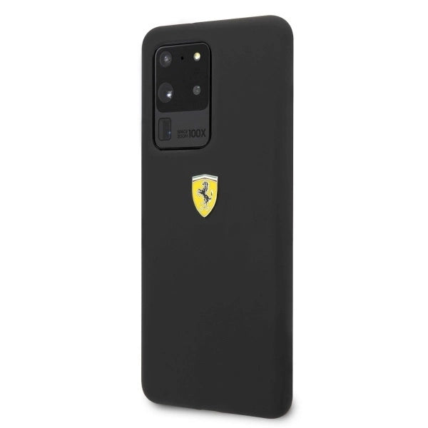 Ferrari Hardcase FESSIHCS69BK S20 Ultra G988 black/black Silicone_1