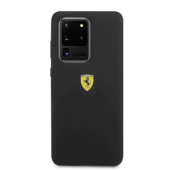 Ferrari Hardcase FESSIHCS69BK S20 Ultra G988 black/black Silicone_2