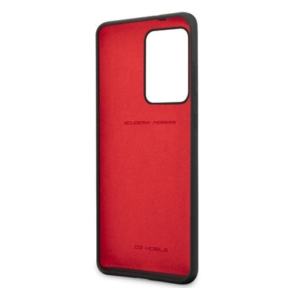 Ferrari Hardcase FESSIHCS69BK S20 Ultra G988 black/black Silicone_5