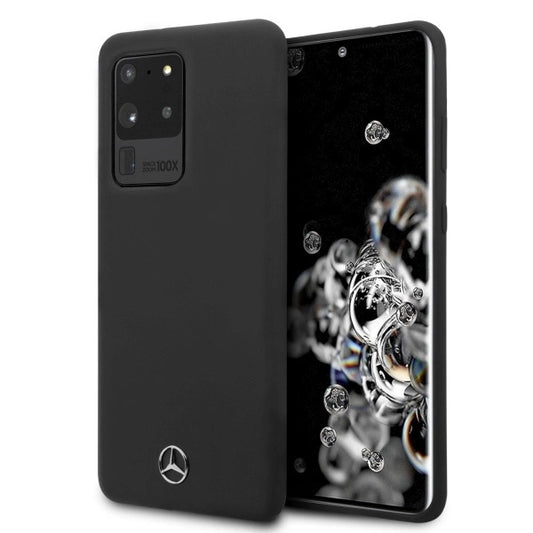 Mercedes MEHCS69SILSB S20 Ultra G988 hard case black/black Silicone Line_0
