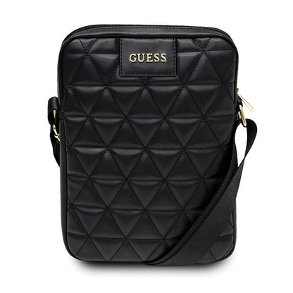Guess Torba GUTB10QLBK 10" czarna/black Quilted Tablet Bag_0
