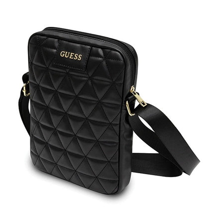 Guess Torba GUTB10QLBK 10" czarna/black Quilted Tablet Bag_1