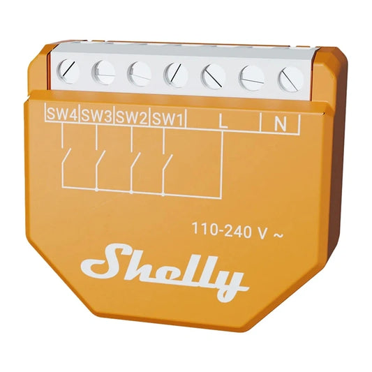Interruptor SHELLY Wave i4 LR / Preto_0