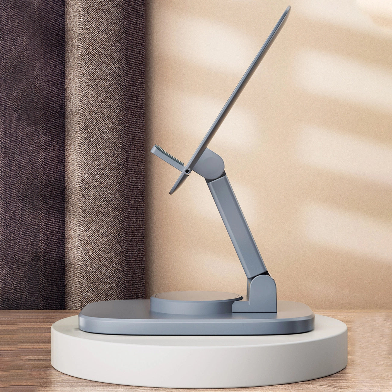 Dudao desk telescopic stand foldable stand for phone tablet gray (F5XS)_1