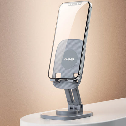 Dudao desk telescopic stand foldable stand for phone tablet gray (F5XS)_4