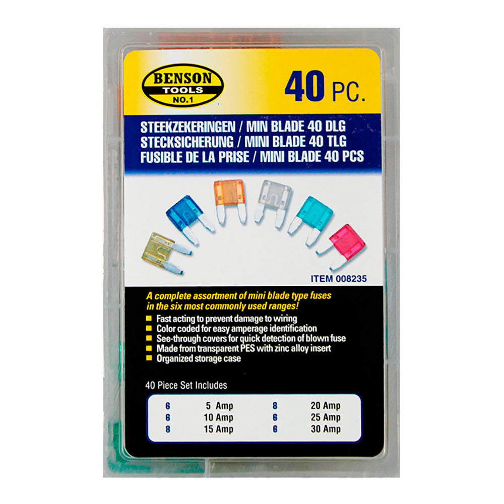 Jogo 40 mini fusiveis para carro_0
