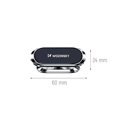 Wozinsky Self-adhesive Magnetic 360 Car Dashboard Mount Silver (WMH-06)_13