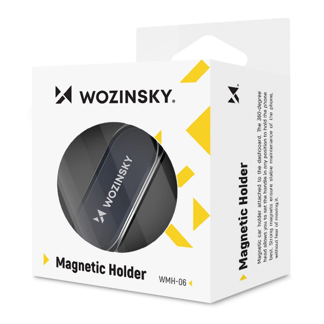 Wozinsky Self-adhesive Magnetic 360 Car Dashboard Mount Silver (WMH-06)_8