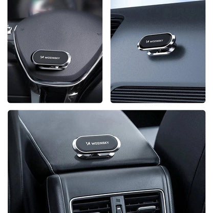 Wozinsky Self-adhesive Magnetic 360 Car Dashboard Mount Silver (WMH-06)_7