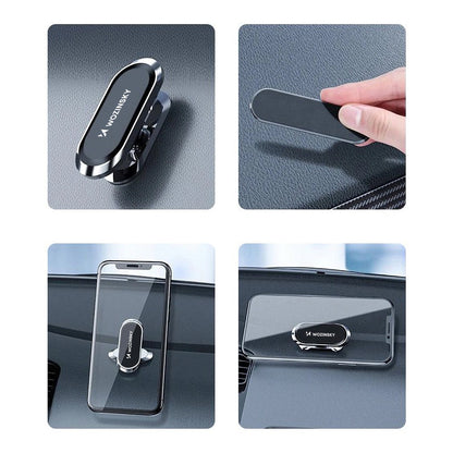 Wozinsky Self-adhesive Magnetic 360 Car Dashboard Mount Silver (WMH-06)_4