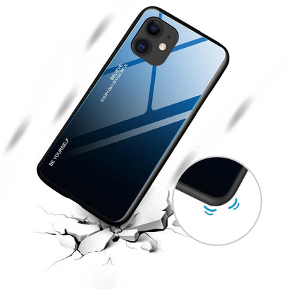 Gradient Glass Durable Cover with Tempered Glass Back iPhone 12 mini black-red_5