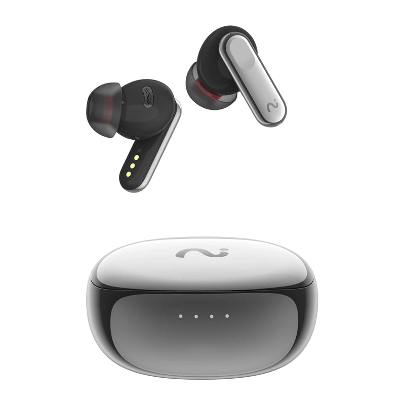 VIAIM Nano+ AI Earbuds with Voice Recorder (Silver)_0