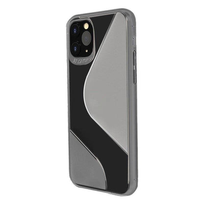 S-Case Flexible Cover TPU Case for Huawei P40 Lite E black_0