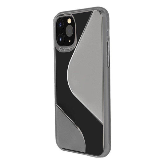 S-Case Flexible Cover TPU Case for Huawei P40 Lite E black_0