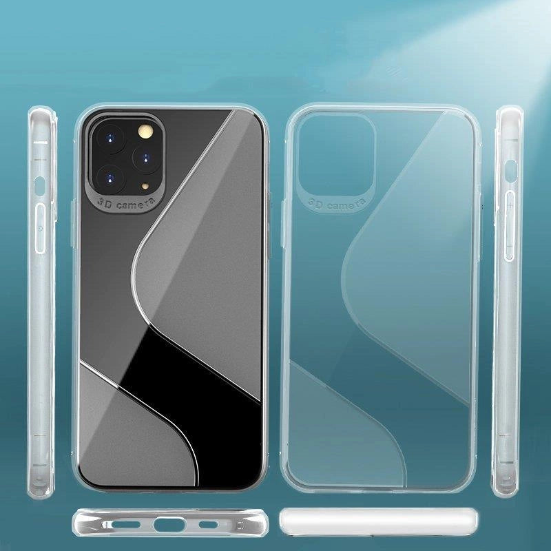S-Case Flexible Cover TPU Case for Huawei P40 Lite E black_12