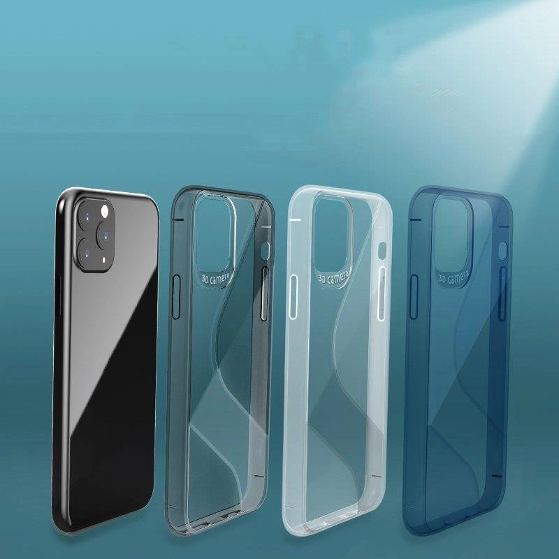 S-Case Flexible Cover TPU Case for Huawei P40 Lite E black_5