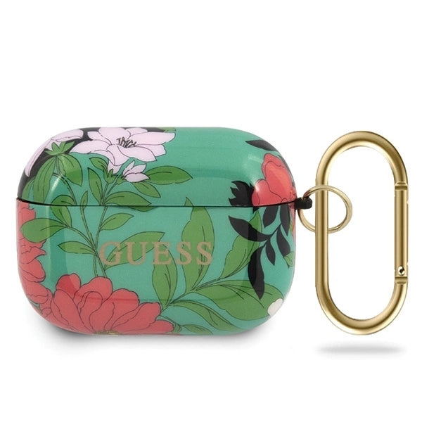 Guess GUACAPTPUBKFL01 AirPods Pro cover green/green N.1 Flower Collection_0