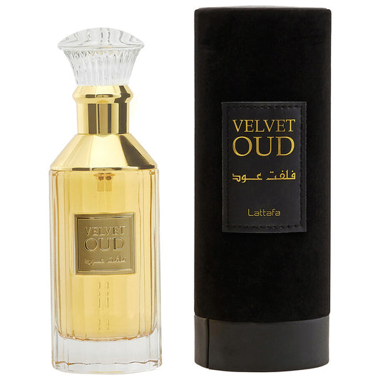 Eau de Parfum  Lattafa Velvet Oud Homem 100ml Original