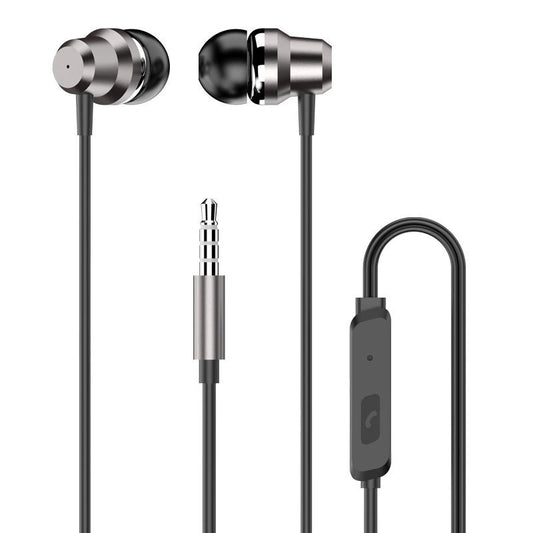 Dudao in-ear headphones headset with remote control and microphone 3.5 mm mini jack silver (X10 Pro silver)_0