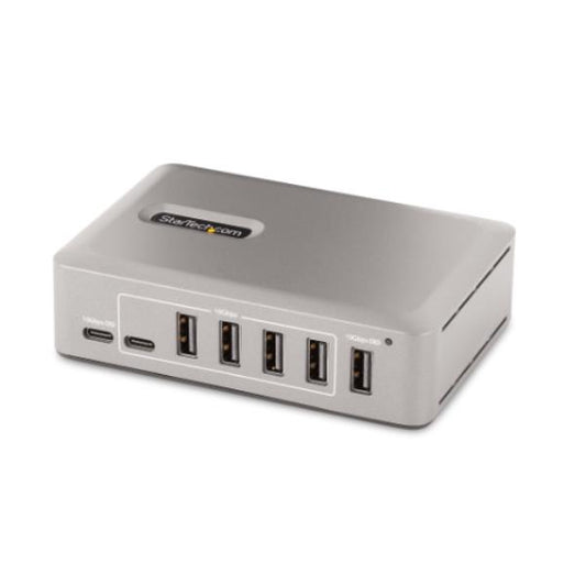 Hub USB-C 3.0 a 10 Porte - 8x USB-A + 2x USB-C - Autoalimentato con Alimentatore da 65W -_0