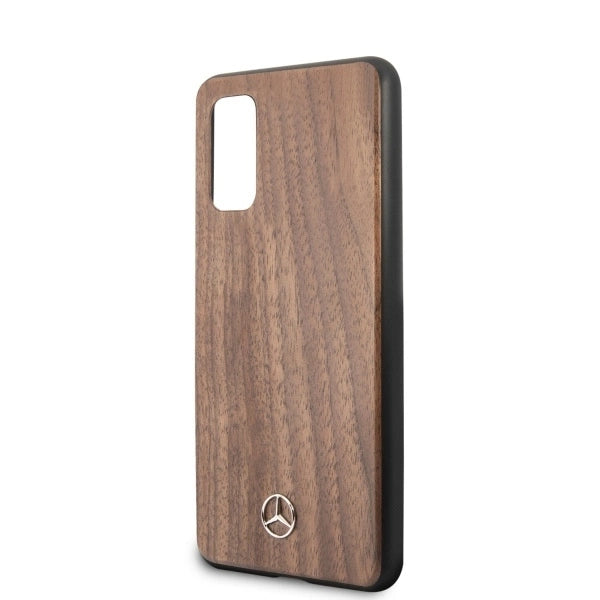 Mercedes MEHCS62VWOLB S20 G980 hard case brązowy/brown Wood Line Walnut_2