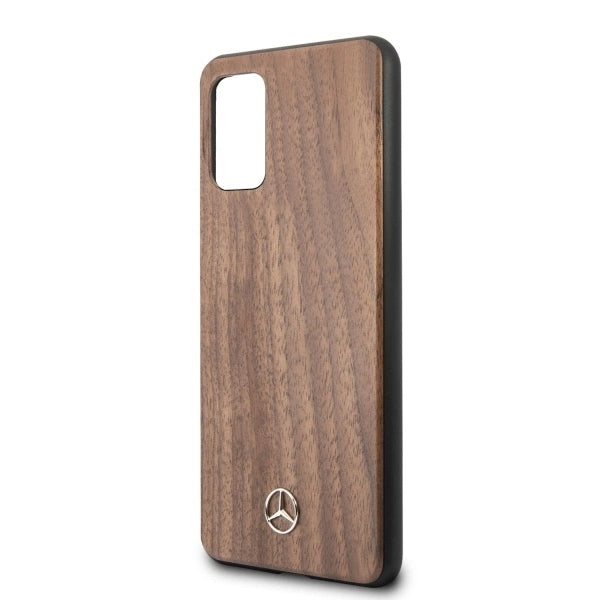 Mercedes MEHCS67VWOLB S20+ G985 hard case brązowy/brown Wood Line Walnut_2