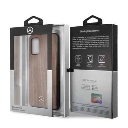 Mercedes MEHCS67VWOLB S20+ G985 hard case brązowy/brown Wood Line Walnut_6