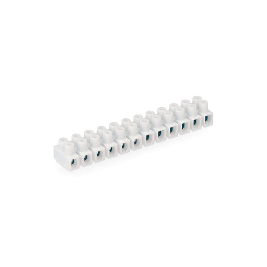 RÃ©gua de junÃ§Ã£o de 4mm, 12 conectores, homologada, branca_0