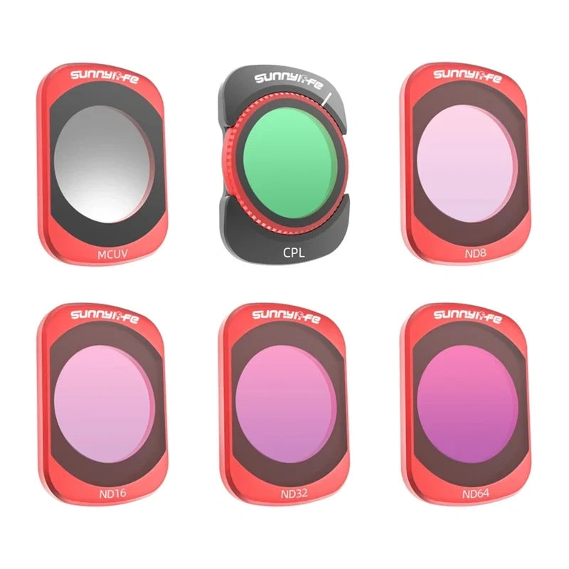 Sunnylife Pocket 4/Pocket 3 MCUV CPL ND8/16/32/64 Filter Set_0