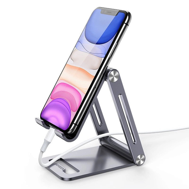 Ugreen metal aluminum folding phone holder tablet gray (LP263 80708)_1