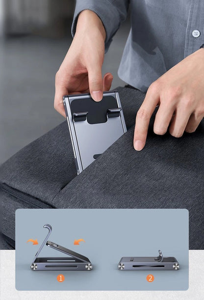 Ugreen metal aluminum folding phone holder tablet gray (LP263 80708)_19