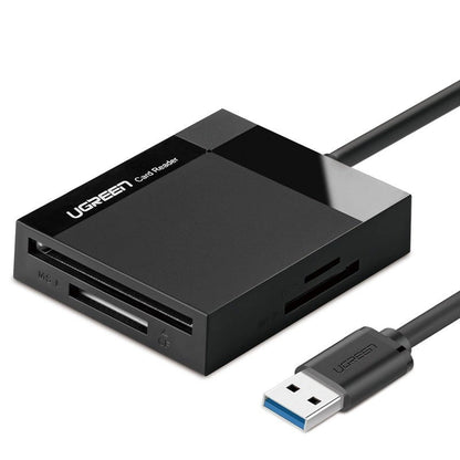 Ugreen CR125 30231 SD / micro SD / CF / MS memory card reader with USB 3.0 cable 0.5m - black_0