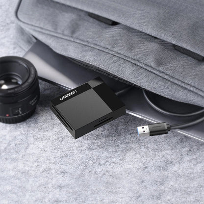 Ugreen CR125 30231 SD / micro SD / CF / MS memory card reader with USB 3.0 cable 0.5m - black_3