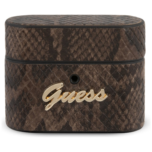 Guess GUACAPPUSNSMLBR AirPods Pro cover brown/brown Python Collection_0