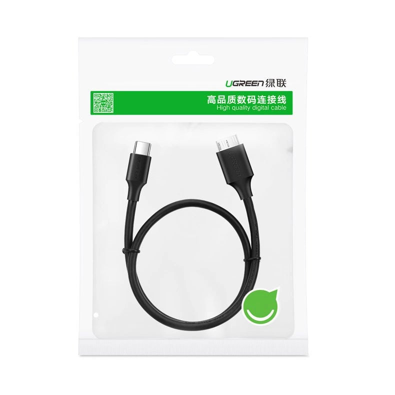 Ugreen cable USB Type C - micro USB Type B SuperSpeed ​​3.0 1m black (US312 20103)_4