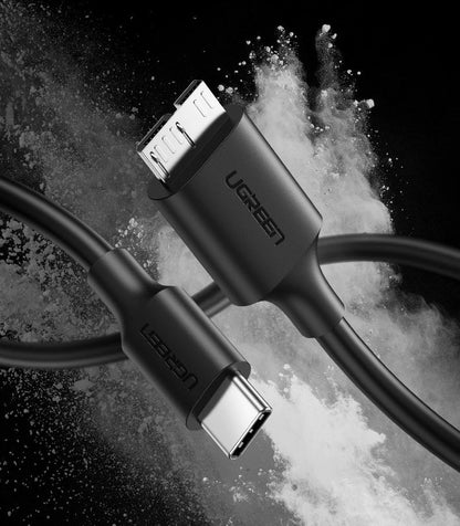 Ugreen cable USB Type C - micro USB Type B SuperSpeed ​​3.0 1m black (US312 20103)_3