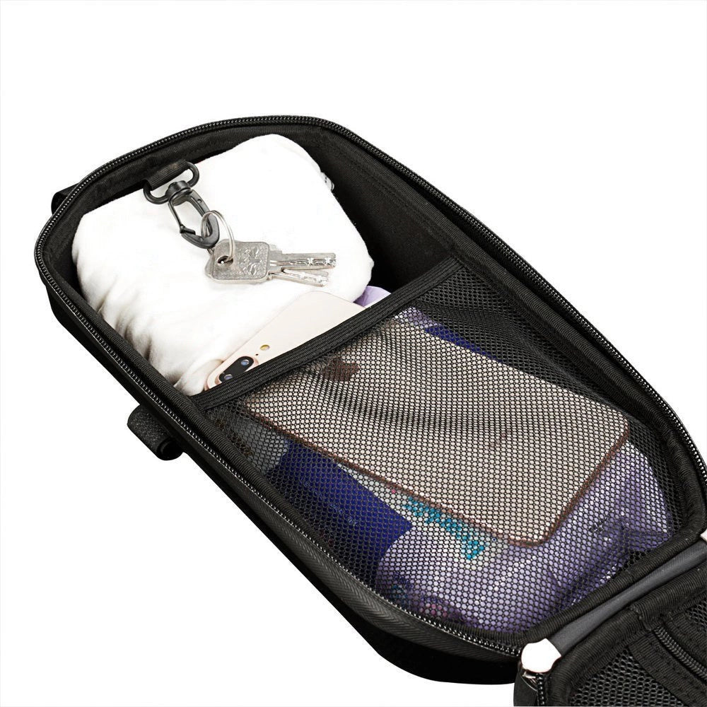 Wozinsky waterproof scooter handlebar bag 4l handlebar bag black (WSB2BK)_15