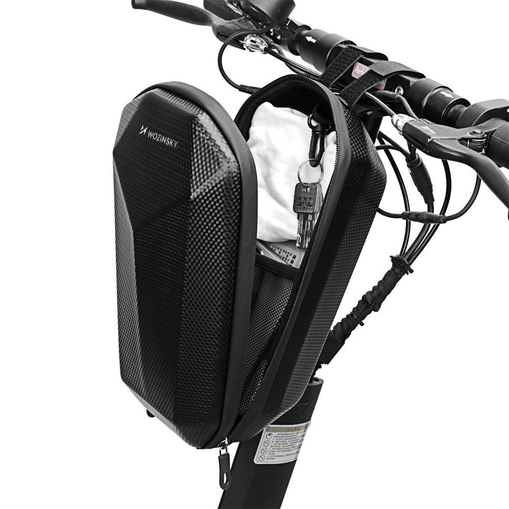 Wozinsky waterproof scooter handlebar bag 4l handlebar bag black (WSB2BK)_13