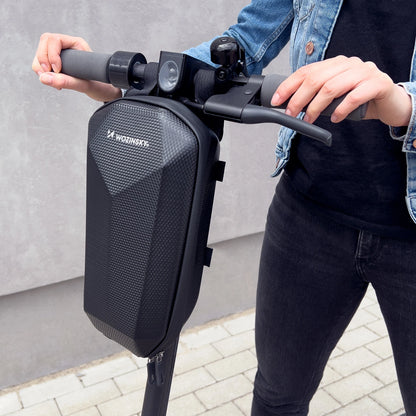 Wozinsky waterproof scooter handlebar bag 4l handlebar bag black (WSB2BK)_3