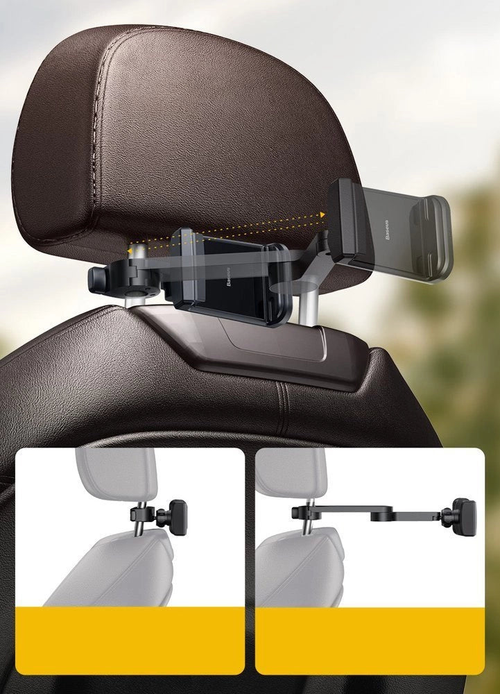 Baseus car headrest phone holder with built-in 15 W Qi wireless charger black (WXHZ-01)_14